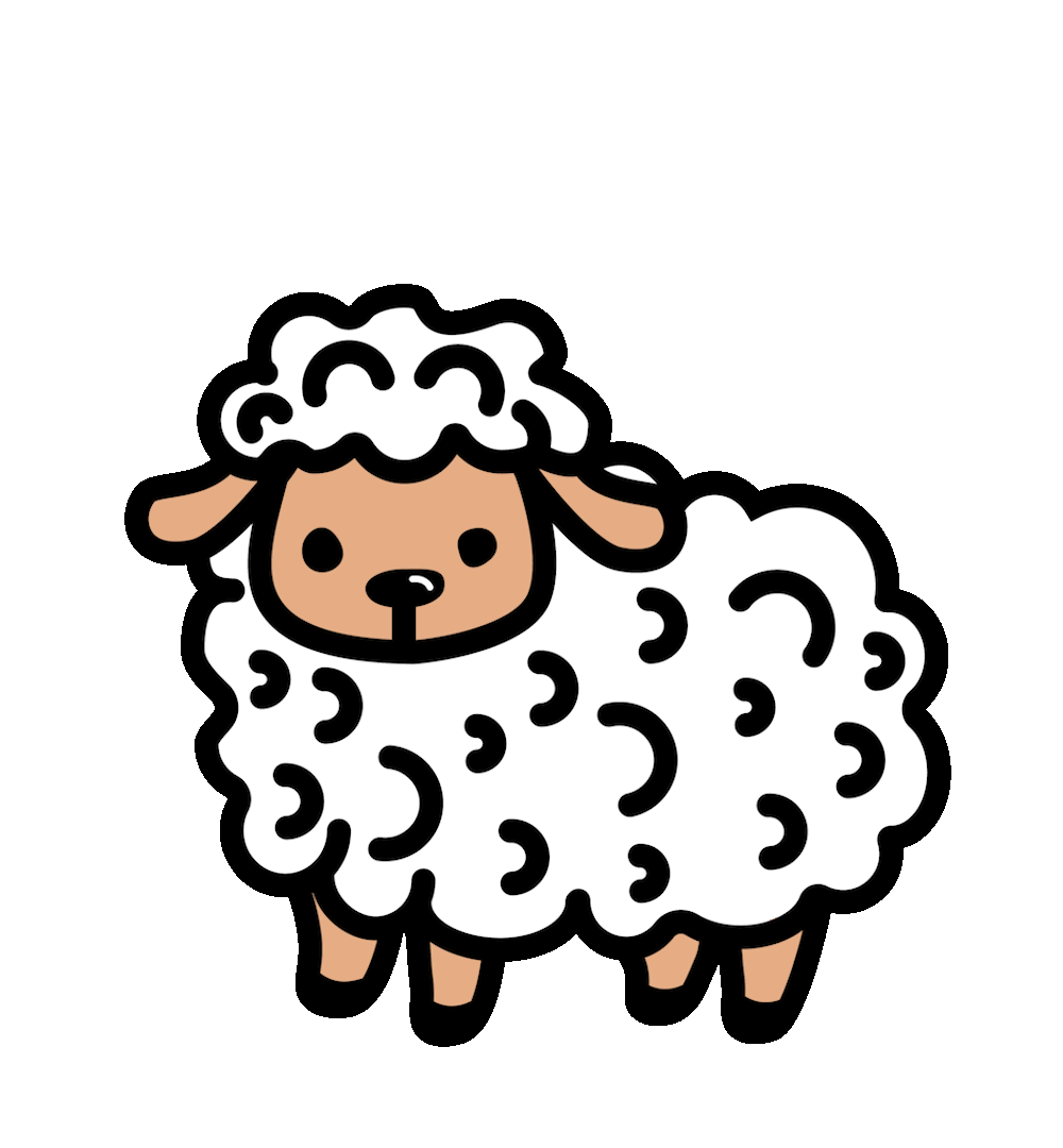 Bark&Bloom Agency – Deine vegane Werbeagentur, Schaf, Sheep, Illustration, Animation Bark&Bloom Agency - Deine vegane Werbeagentur, Schaf, Sheep, Illustration, Animation